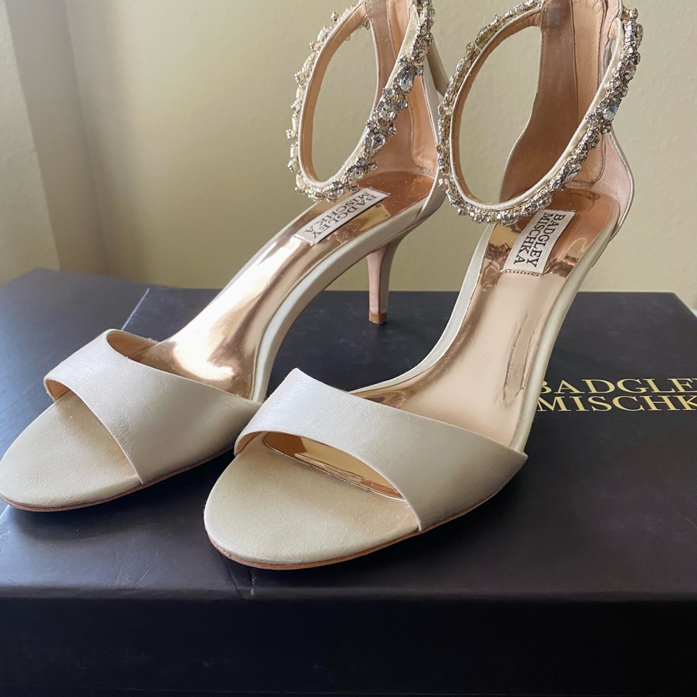 Beautiful pair of Badgley Mischka heels for sale! Worn once!